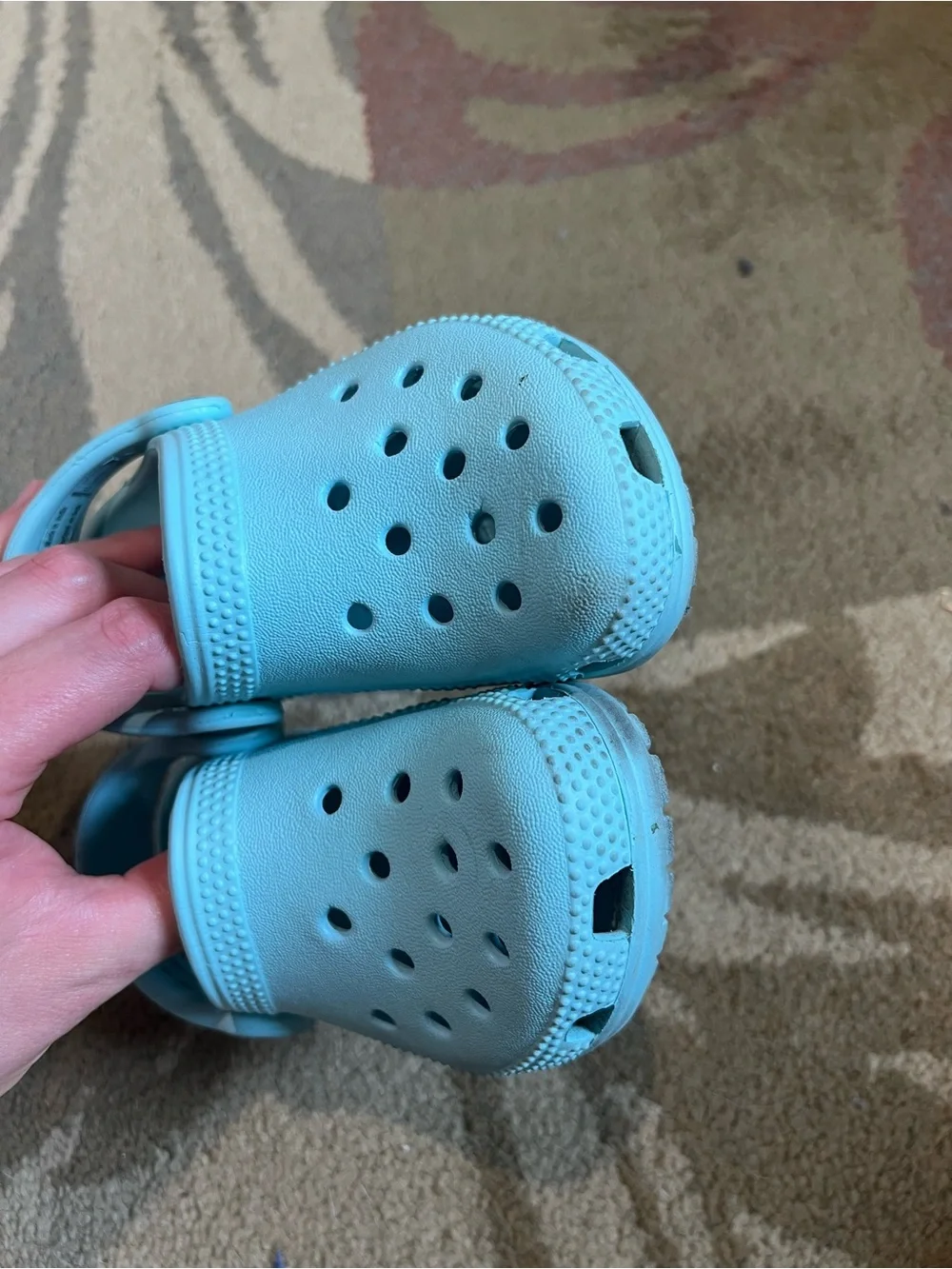 CROCS Kids Light Blue Classic Clog Sandals